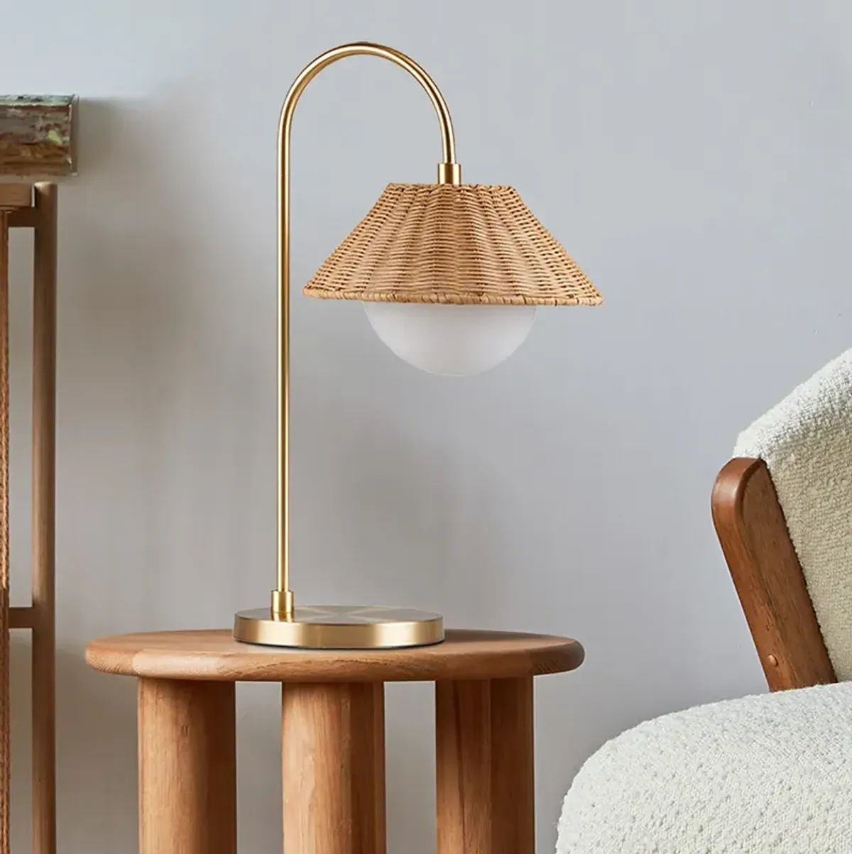 Laguna Rattan Weave Table Lamp