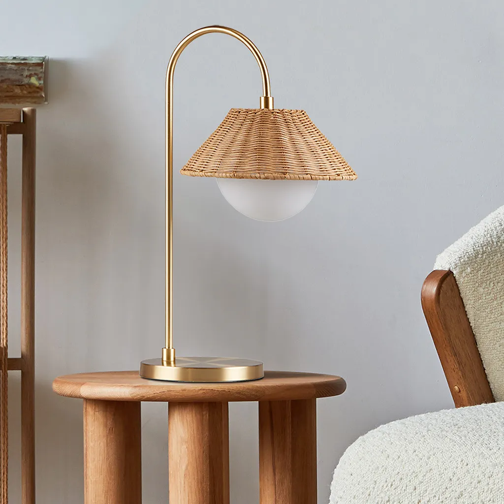 Laguna Rattan Weave Table Lamp