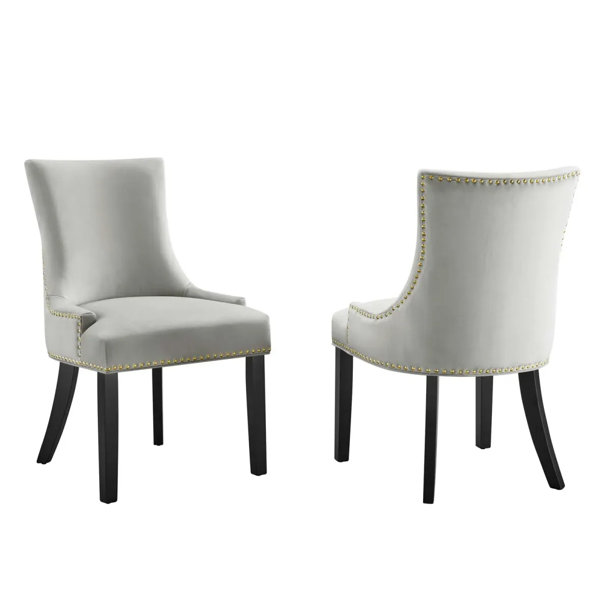 Marquis Performance Velvet Dining Chairs - Set of 2