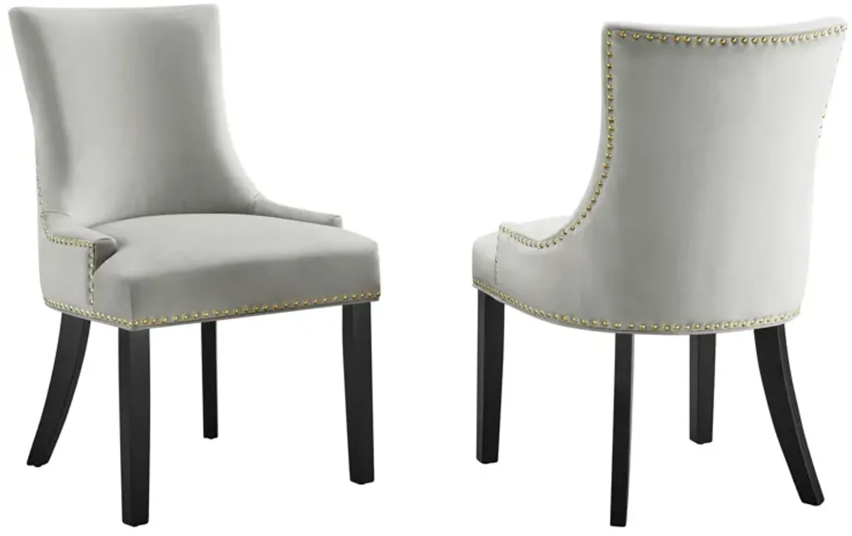 Marquis Performance Velvet Dining Chairs - Set of 2