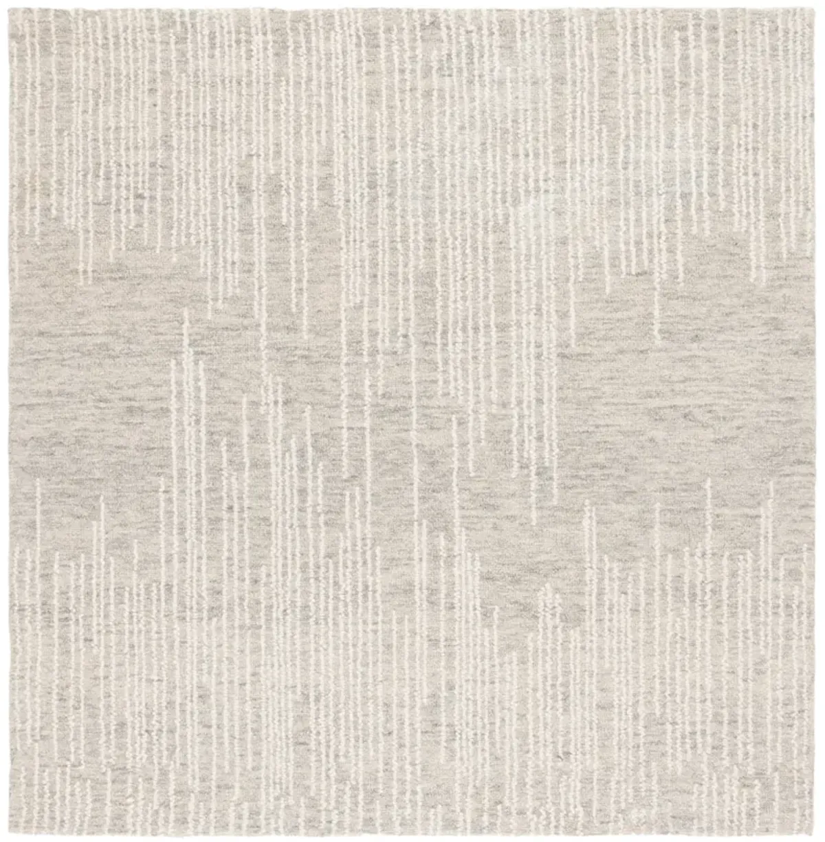 ABSTRACT 282 LIGHT GREY  6' x 6' Square Square Rug