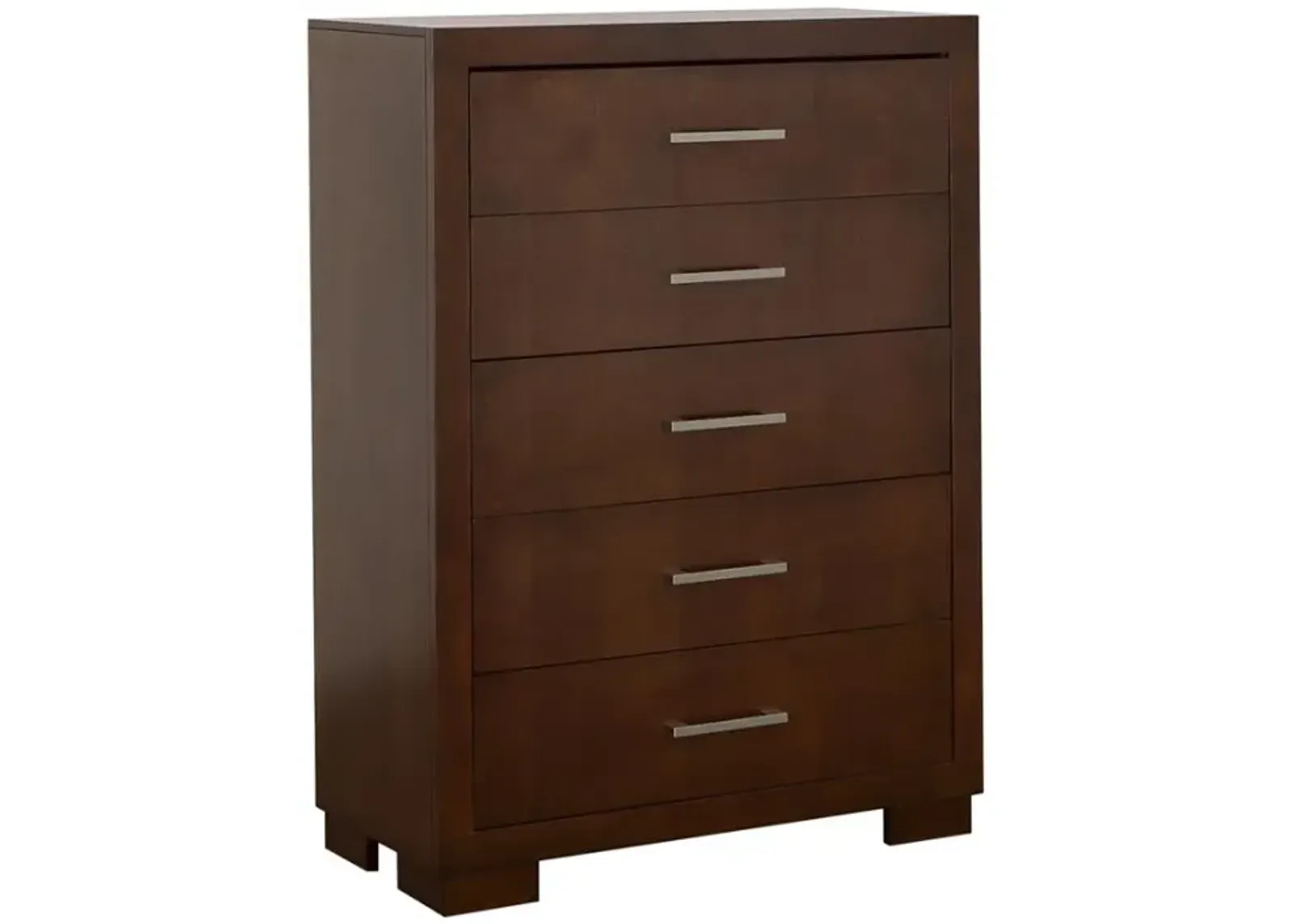 Jessica 5-drawer Chest Cappuccino