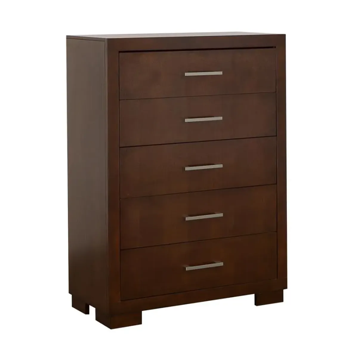 Jessica 5-drawer Chest Cappuccino