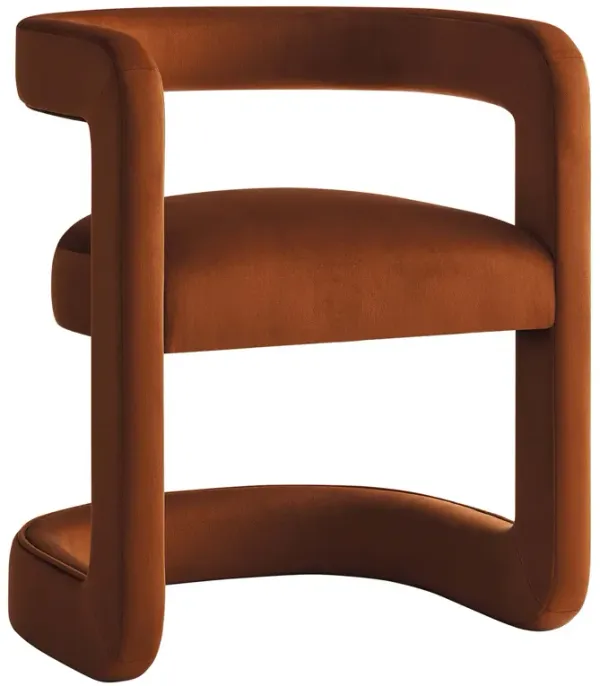 Winslow Barrel Performance Velvet Dining Chair  by Modway