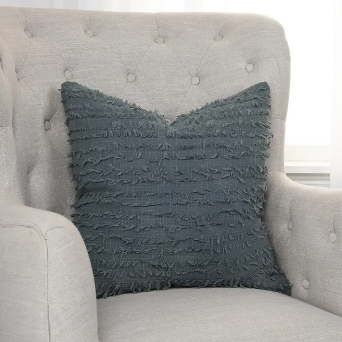 Solid Gray Pillow