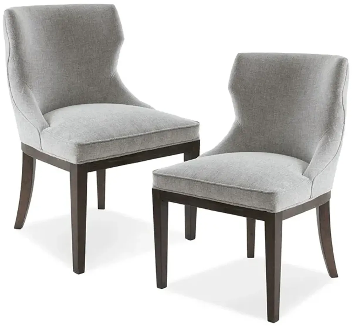 Madison Park Signature Hutton Grey Dining Side Chair (set of 2)