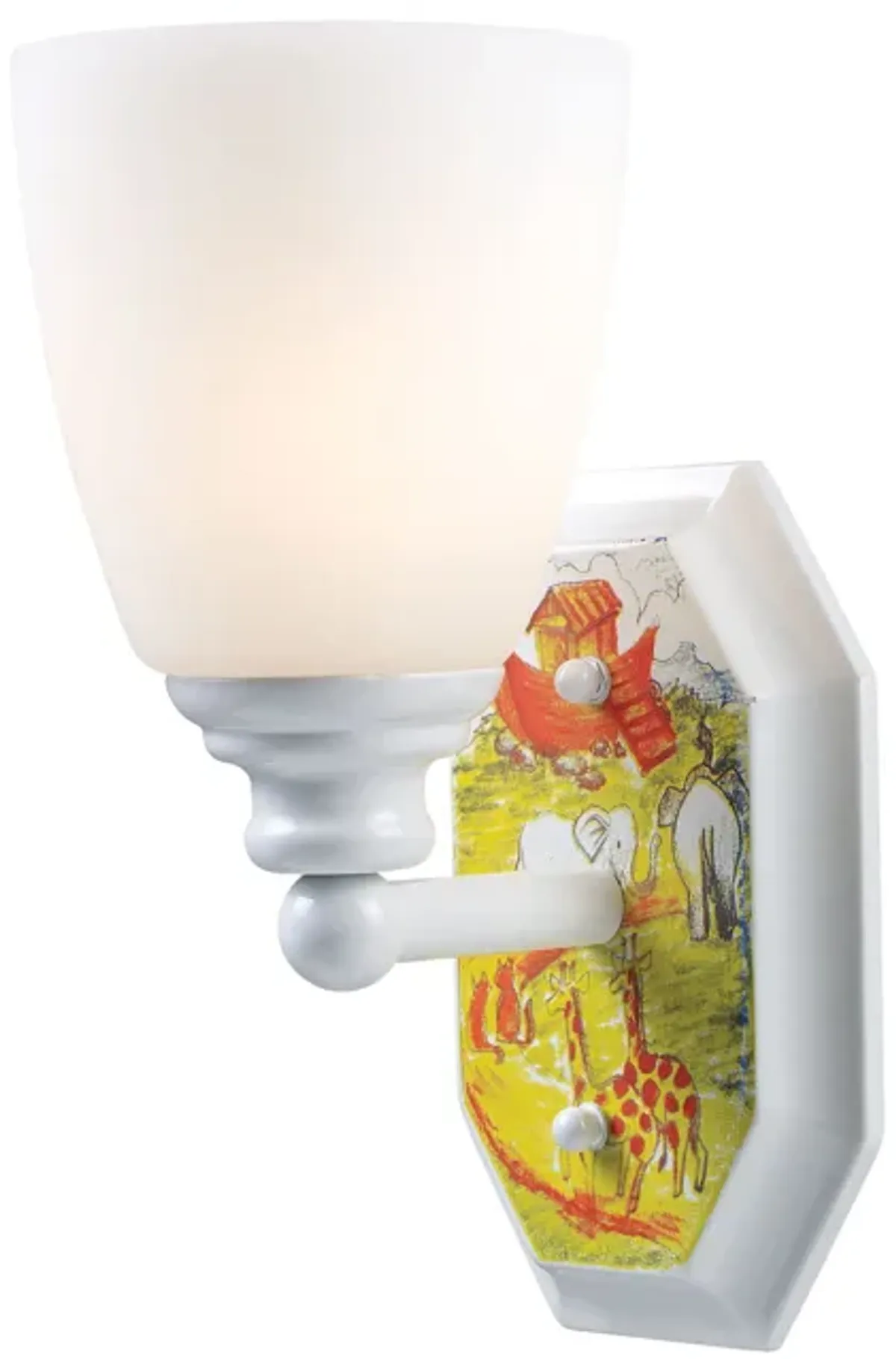 Kidshine 10'' High 1-Light Sconce - White