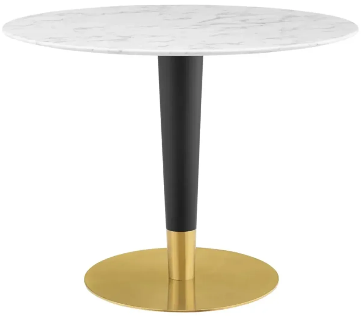 Zinque 40" Artificial Marble Dining Table