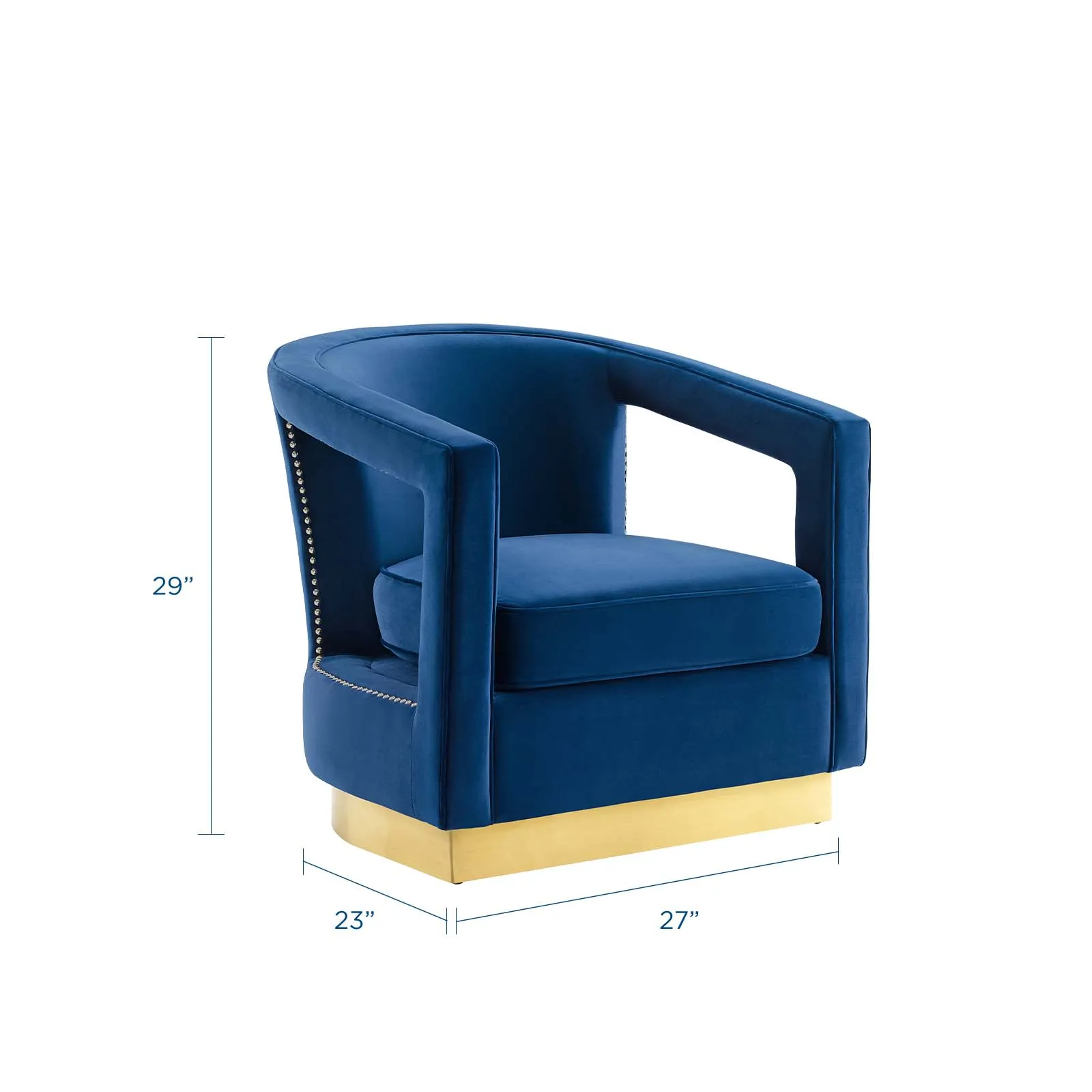 Frolick Performance Velvet Armchair