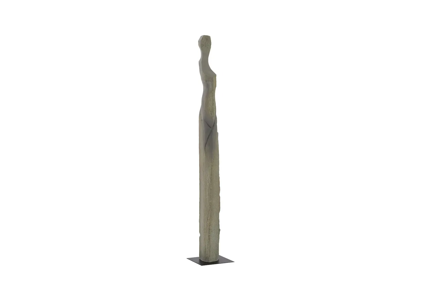 Cast Women Sculptures, A , Colossal, Splinter Stone Finish