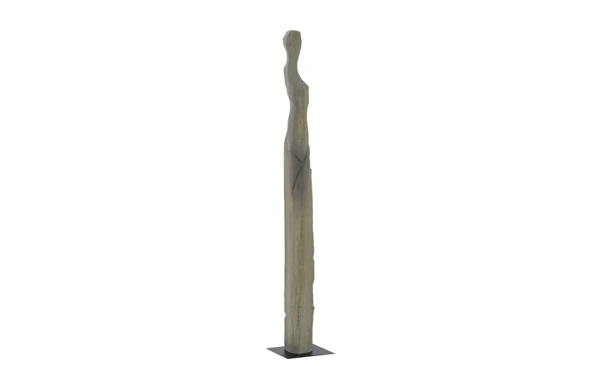 Cast Women Sculptures, A , Colossal, Splinter Stone Finish