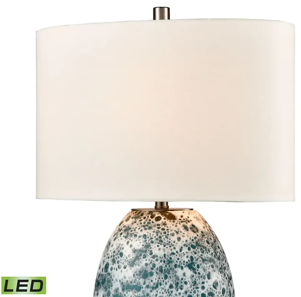 Offshore 22'' High 1-Light Table Lamp - Blue - Includes LED Bulb