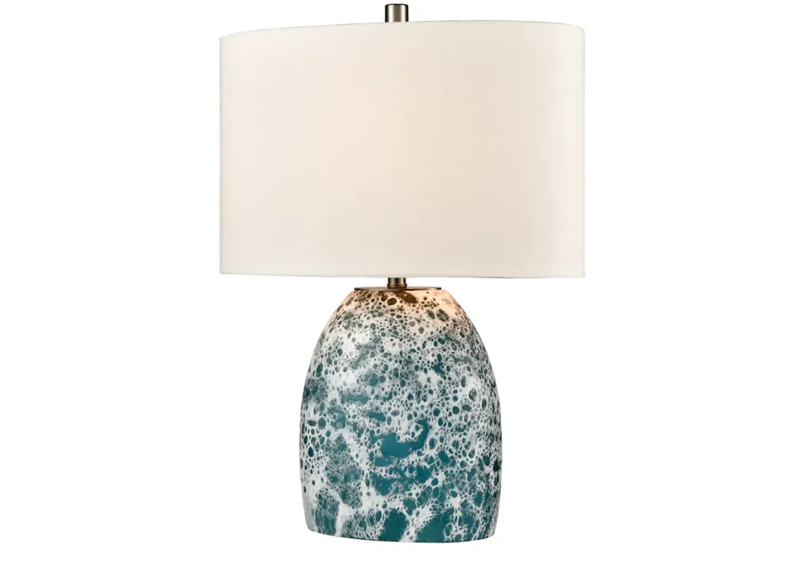 Offshore 22'' High 1-Light Table Lamp - Blue - Includes LED Bulb