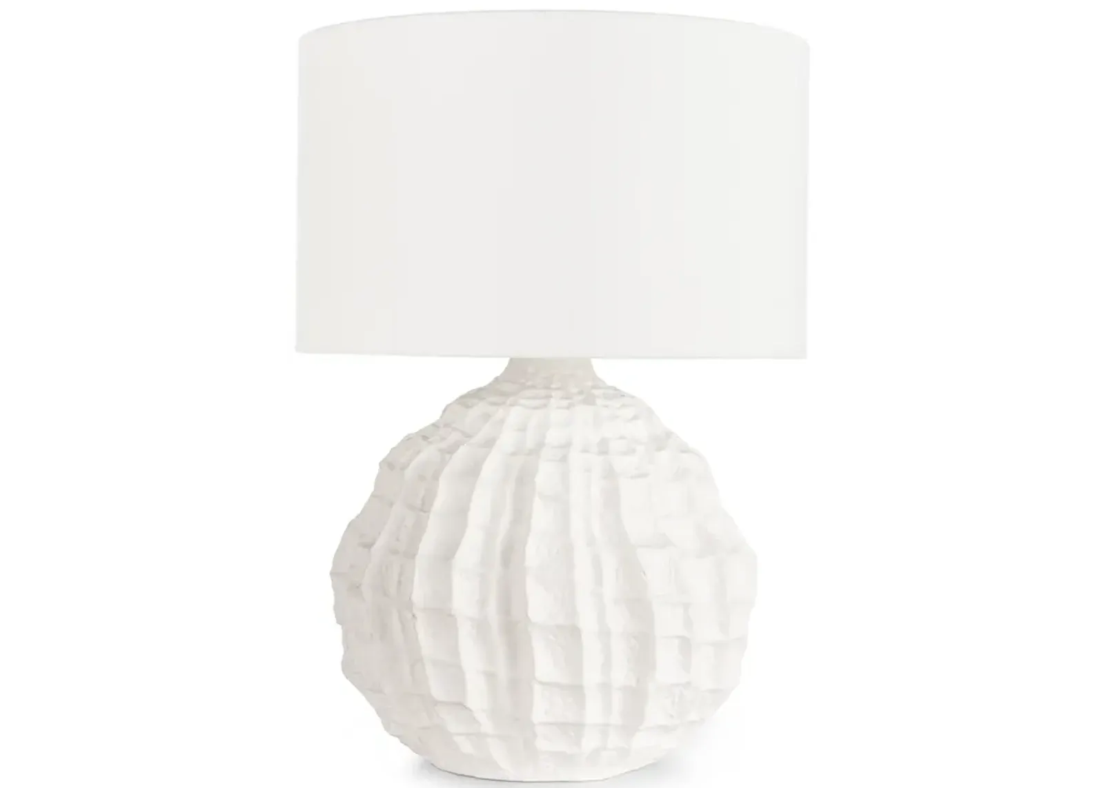 Caspian Ceramic Table Lamp (White)