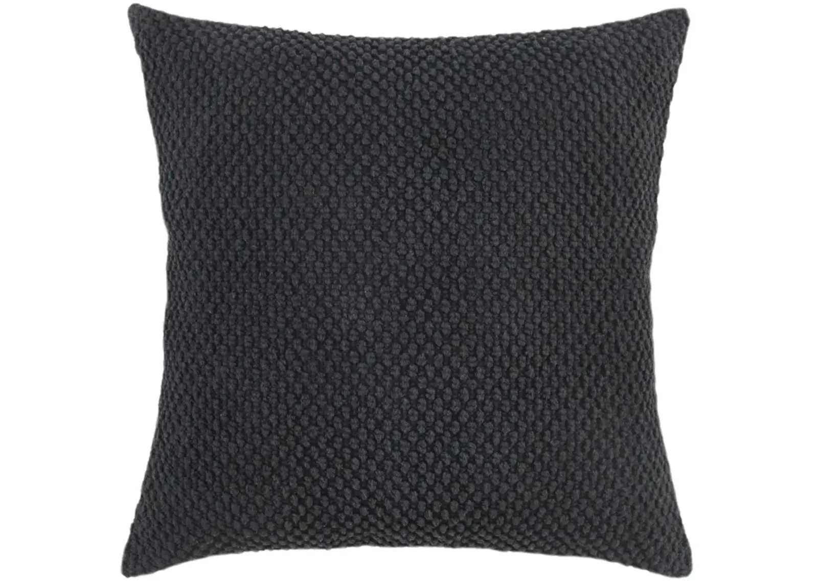 Solid Black Pillow