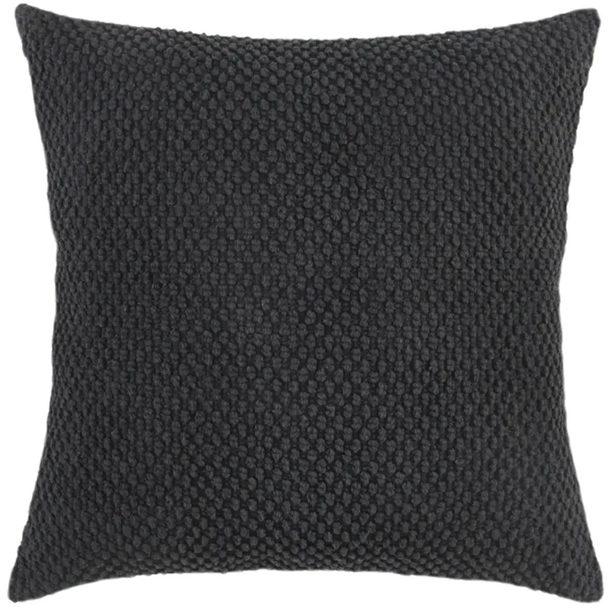 Solid Black Pillow