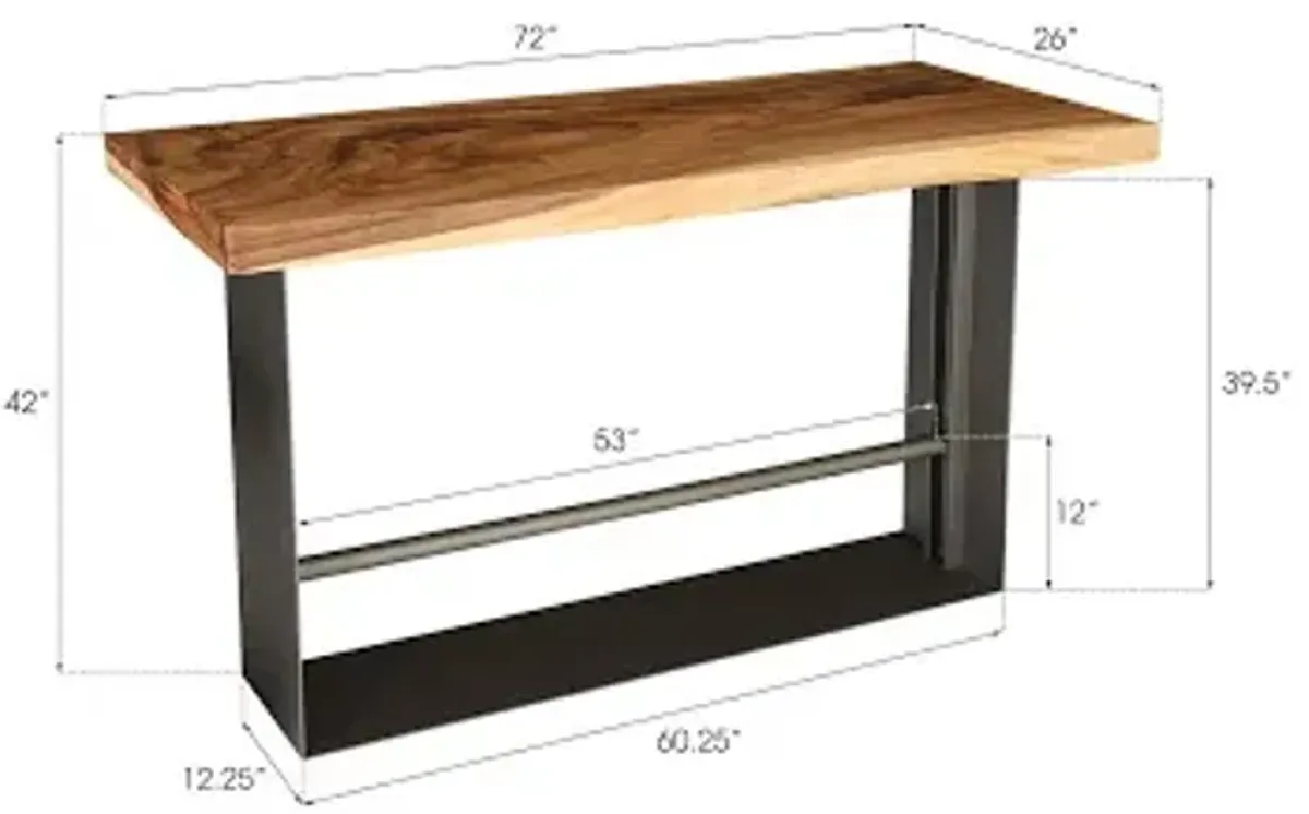 Iron Frame Bar Table