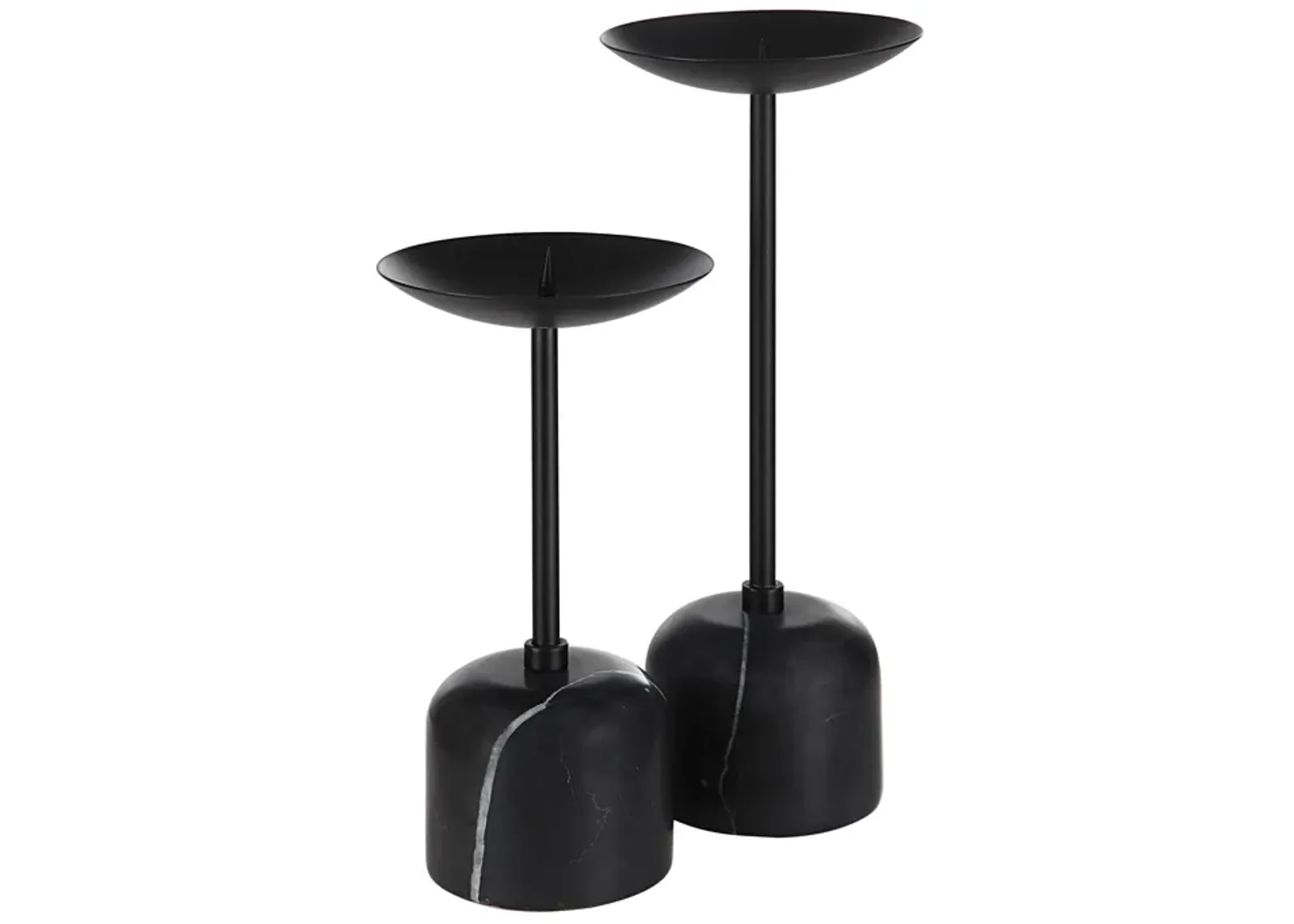 Uma Set Of 2 Pillar Candle Holder