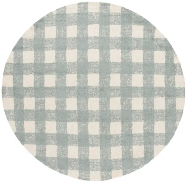 EASY CARE Hand Woven 6' x 6' Round area rug