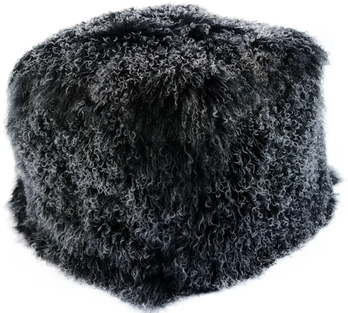 Lamb Fur Pouf