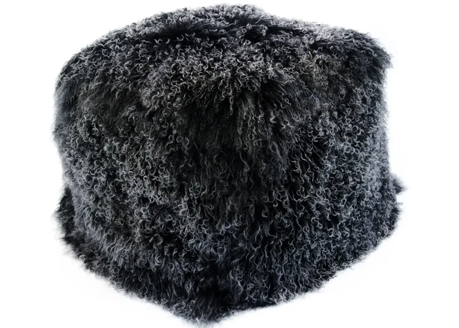 Lamb Fur Pouf