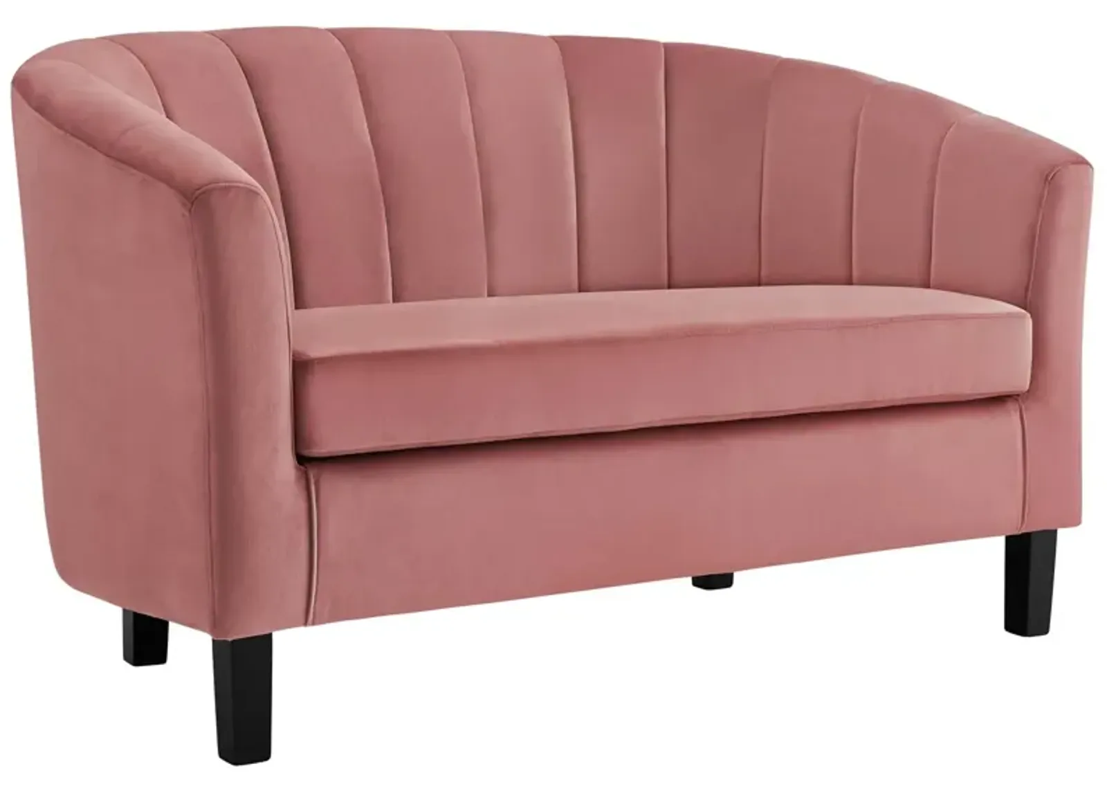 Prospect Channel Tufted Performance Velvet Loveseat