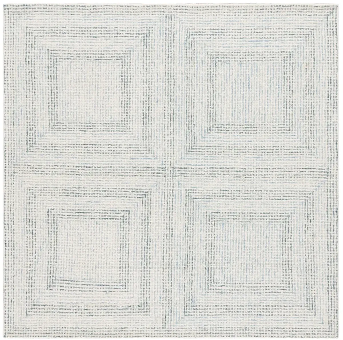 ABSTRACT Hand Tufted 6' x 6' Square area rug