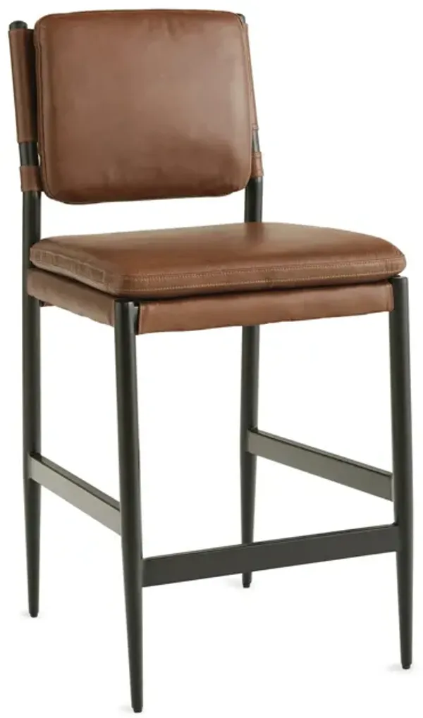 Nash Leather Counter Stool