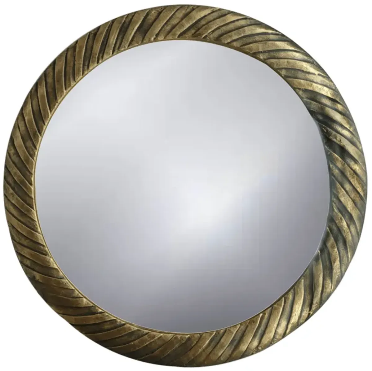 Metal,29",hurricane Pttrn Mirror,bronze