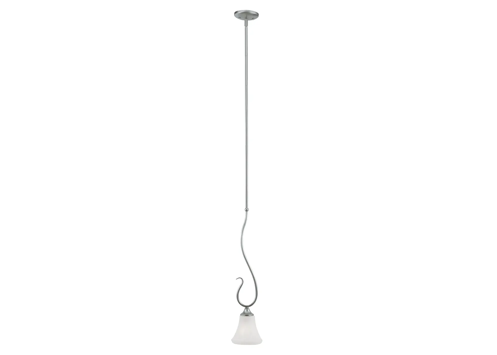 Elipse 6" Wide 1-Light Mini Pendant - Brushed Nickel