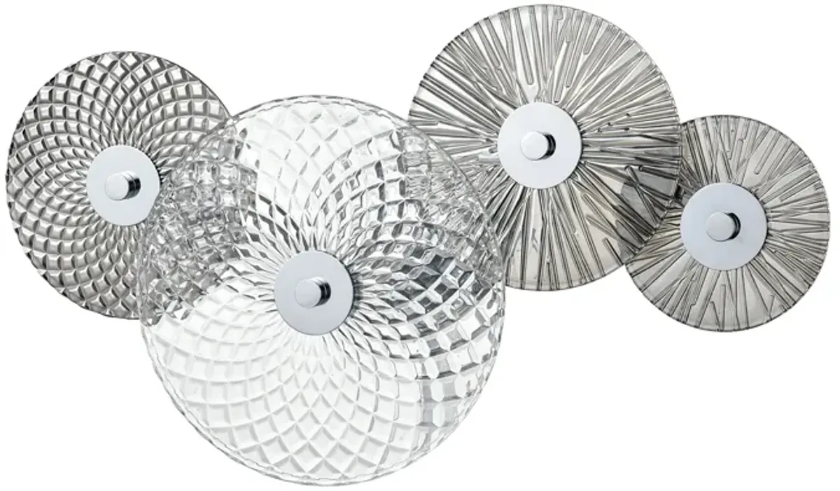 Dream Catcher 24" High 12-Light Wall Sconce - Chrome