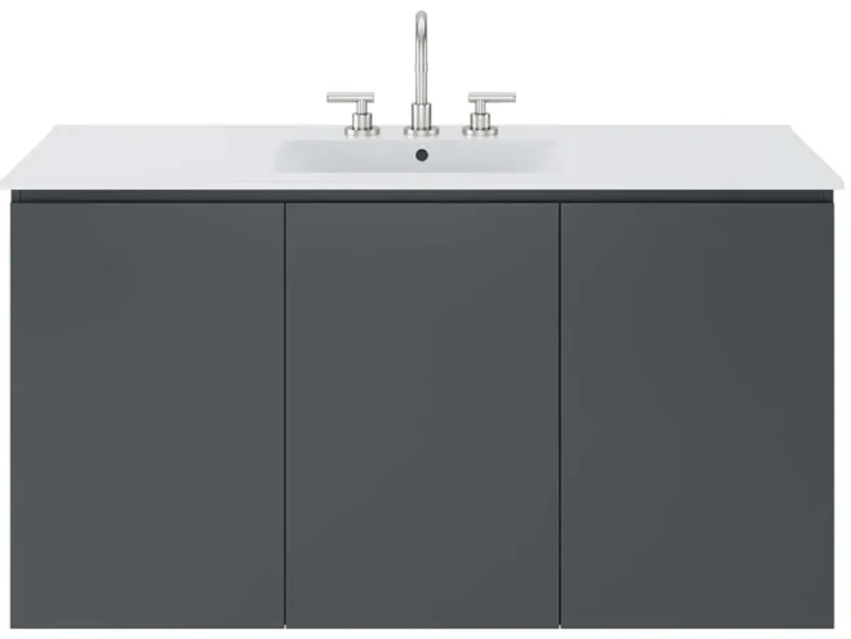 Bryn 48" Wall-Mount Bathroom Vanity