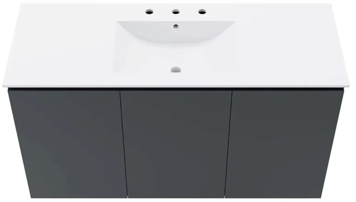 Bryn 48" Wall-Mount Bathroom Vanity