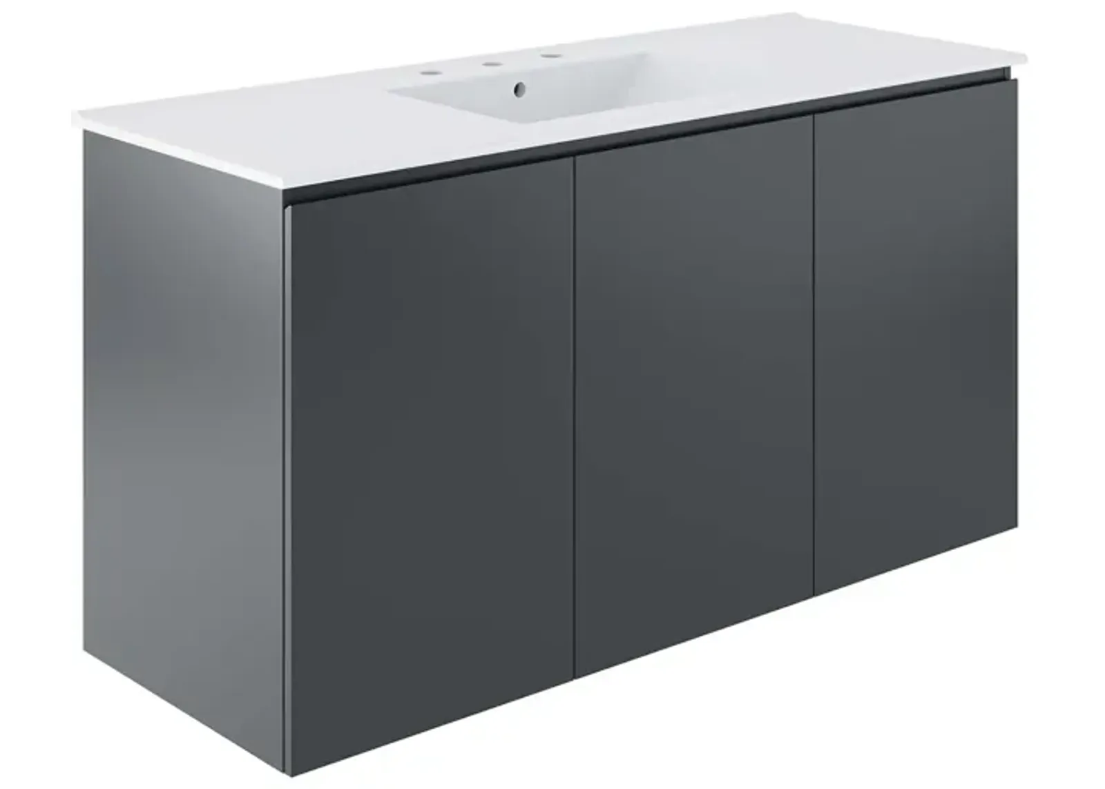 Bryn 48" Wall-Mount Bathroom Vanity