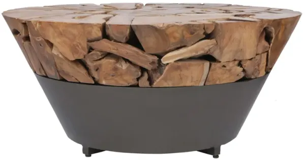 Bruno KD Recycled Teak Root Coffee Table, Natural