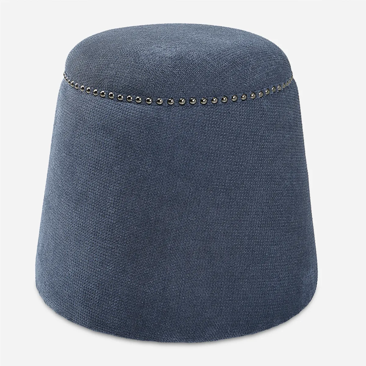 Gumdrop Denim Ottoman