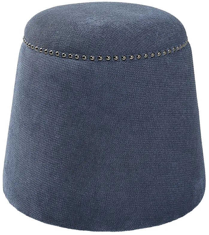 Gumdrop Denim Ottoman