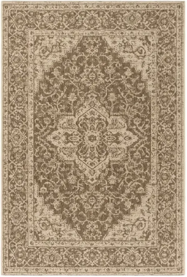 LINDEN 137 Collection LND137D-4 Beige / Cream 4' X 6'