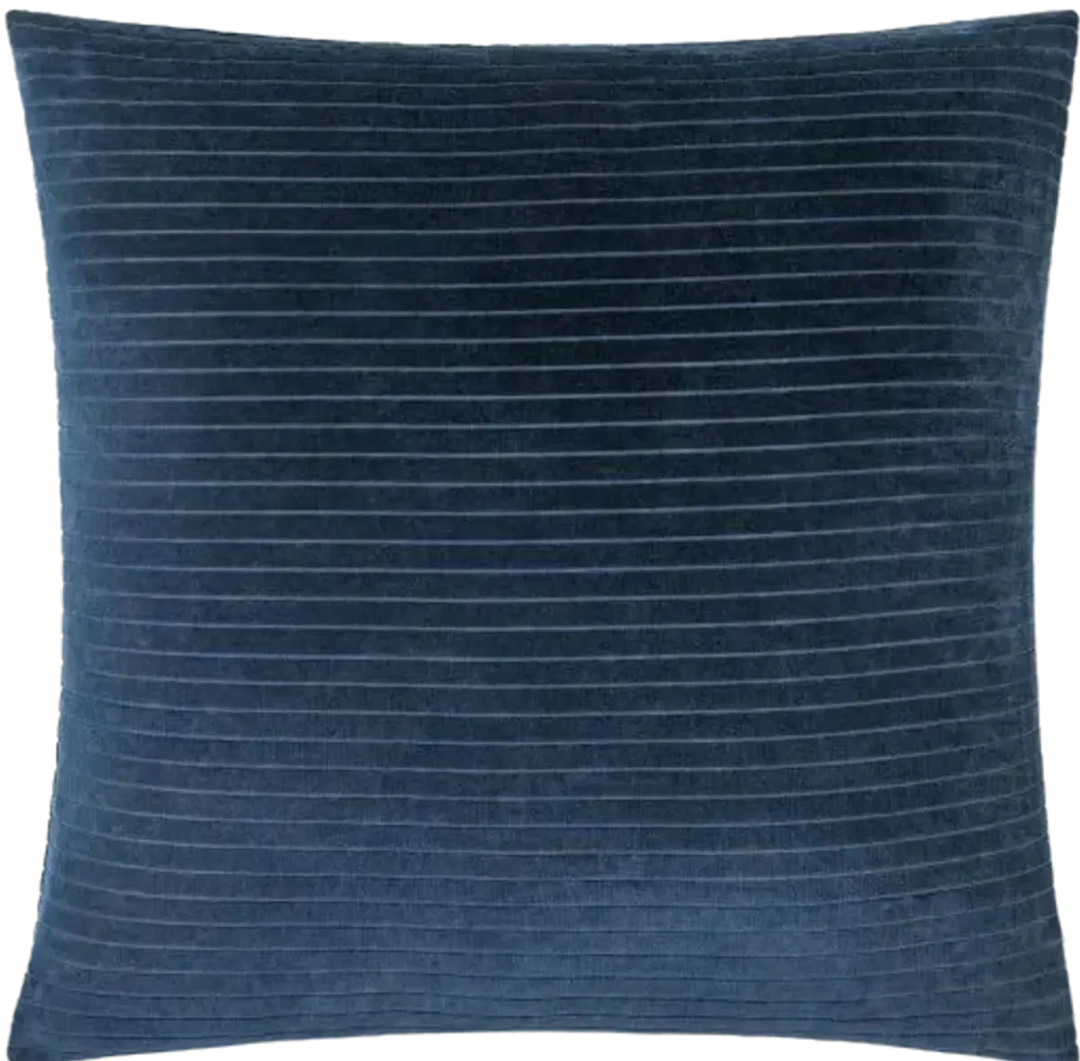 Cotton Velvet Stripes CV-086 20"L x 20"W Accent Pillow  - Poly Insert