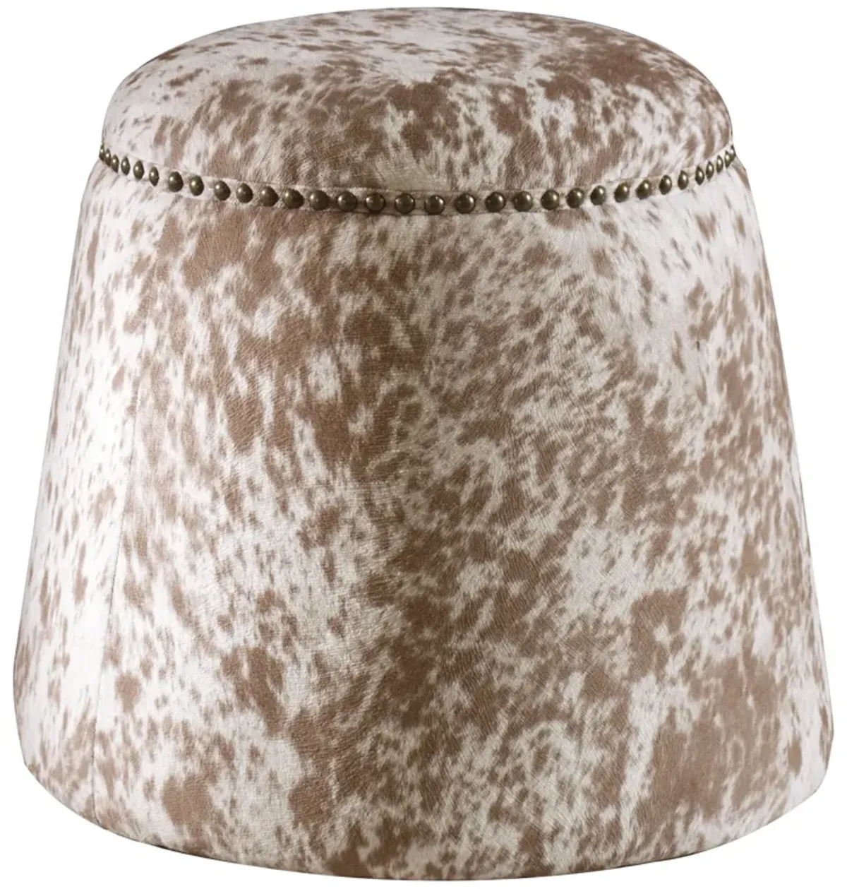 Gumdrop Cow Hide Ottoman