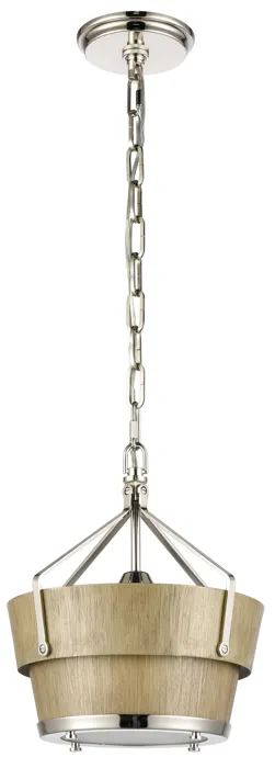 Marin 10.5" Wide 1-Light Pendant - Corkwood