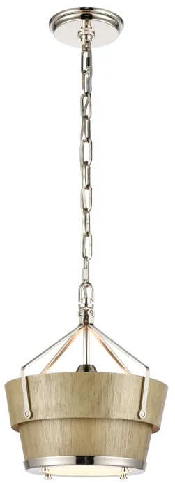 Marin 10.5" Wide 1-Light Pendant - Corkwood