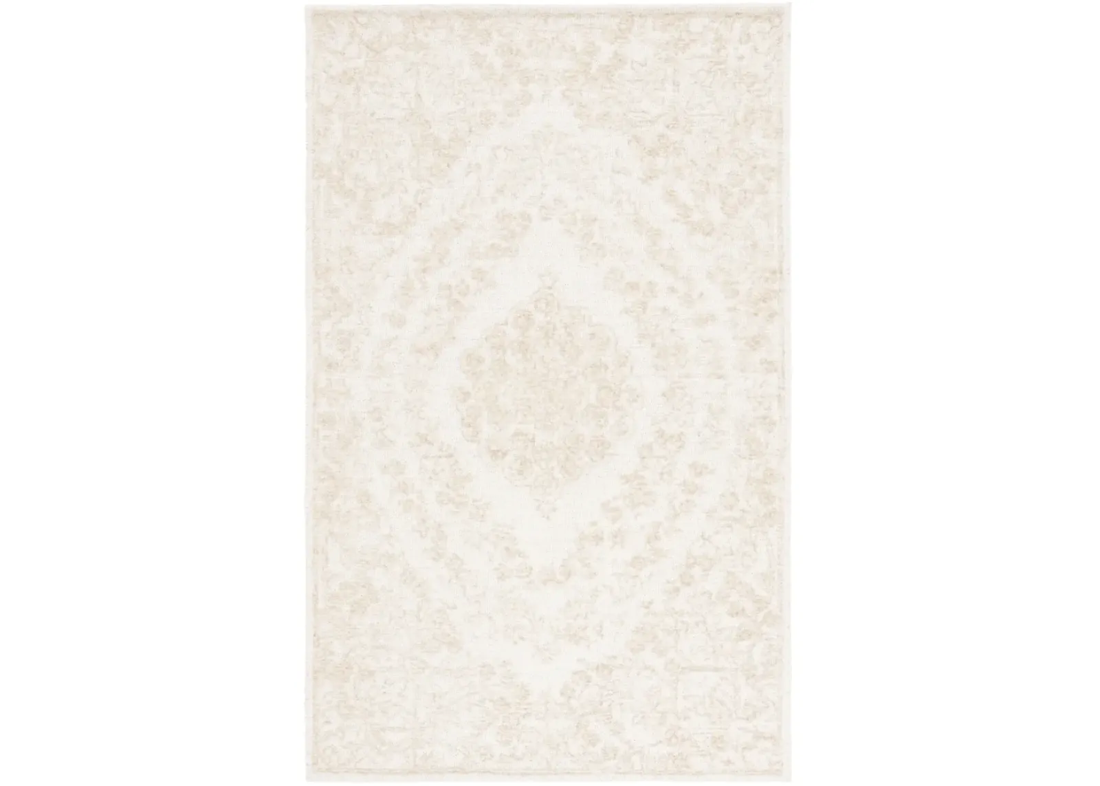 EBONY 218 IVORY  8' x 10' Large Rectangle Rug