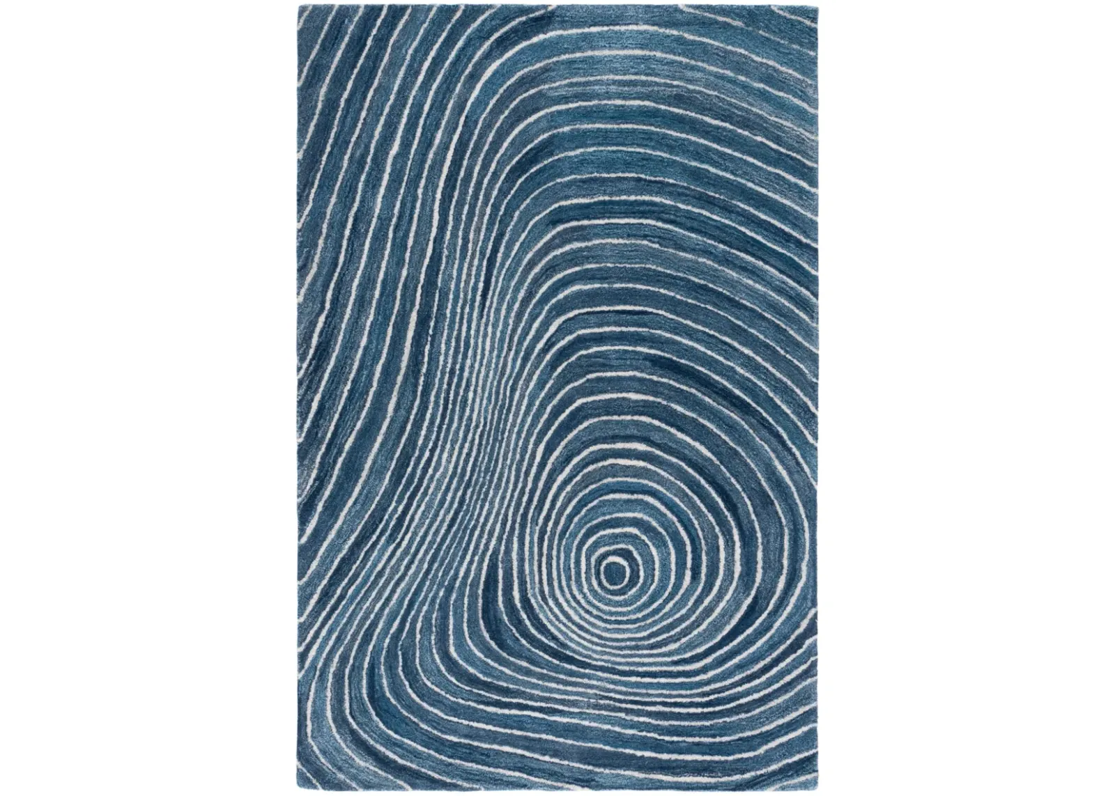 ABSTRACT 154 BLUE  6' x 9' Medium Rectangle Rug