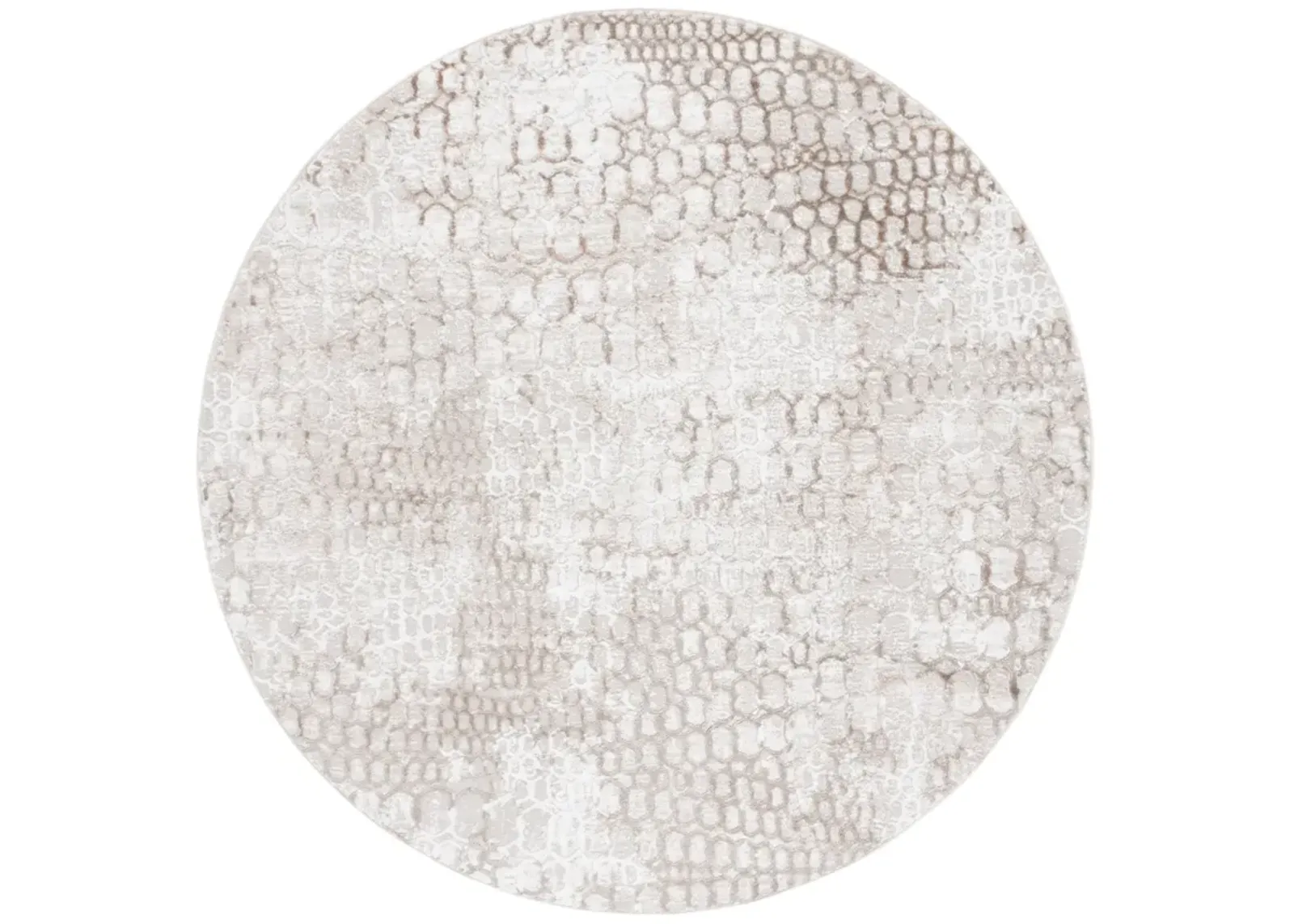 CARTER 200 IVORY  6'-7' x 6'-7' Round Round Rug