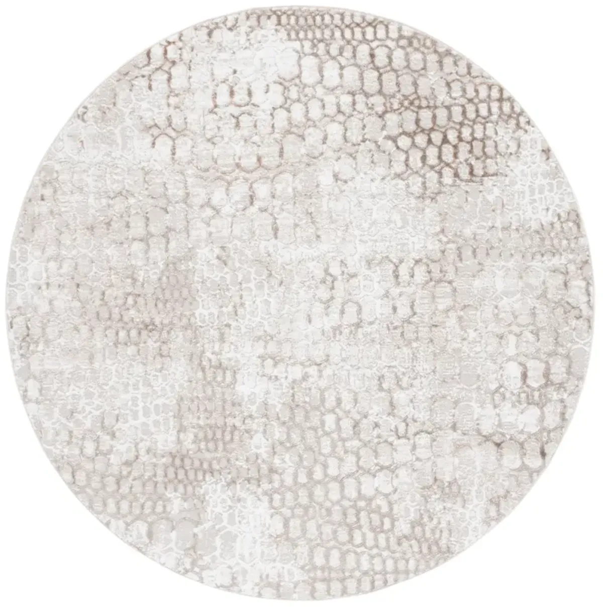 CARTER 200 IVORY  6'-7' x 6'-7' Round Round Rug