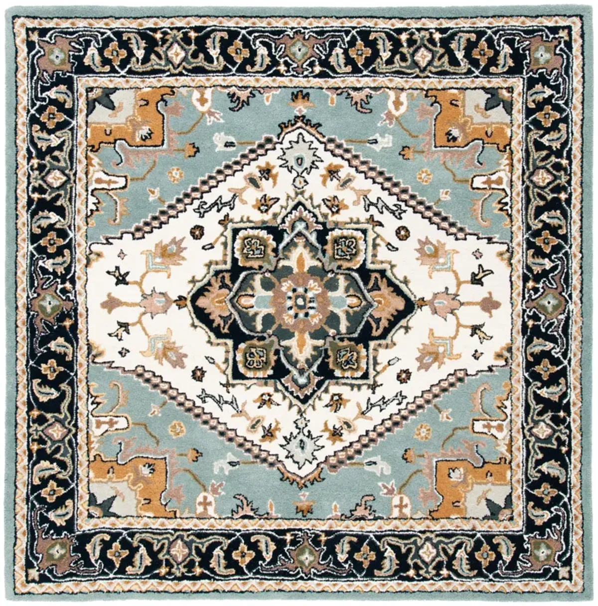 HERITAGE Hand Tufted 10' x 10' Square area rug