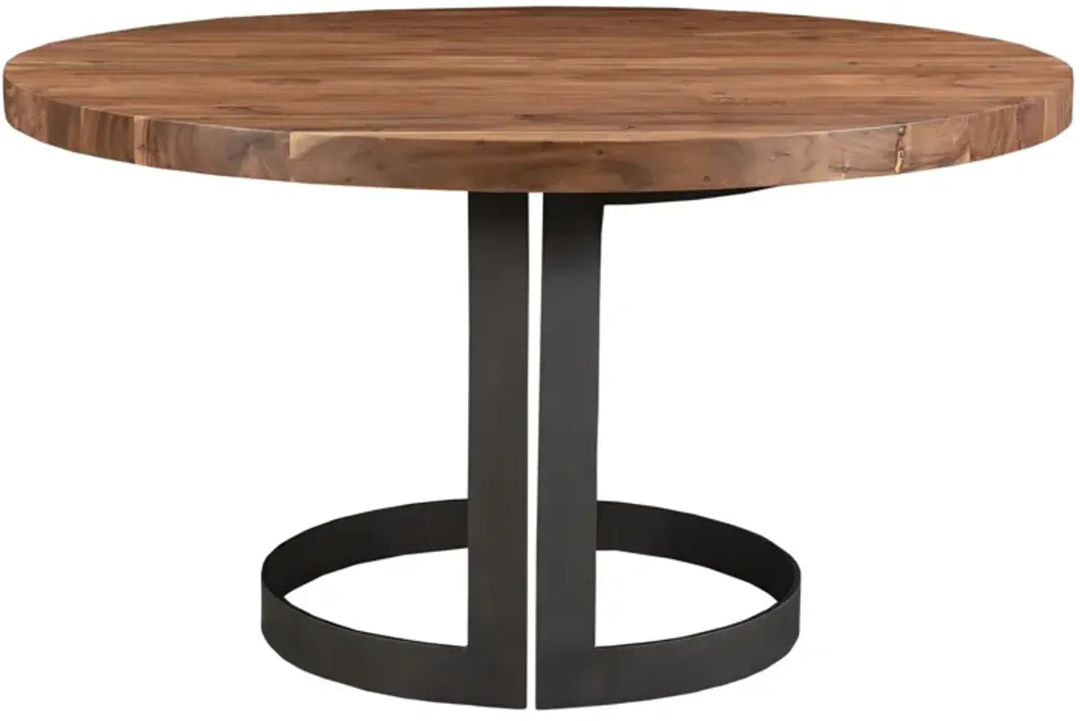 BENT ROUND DINING TABLE 54IN