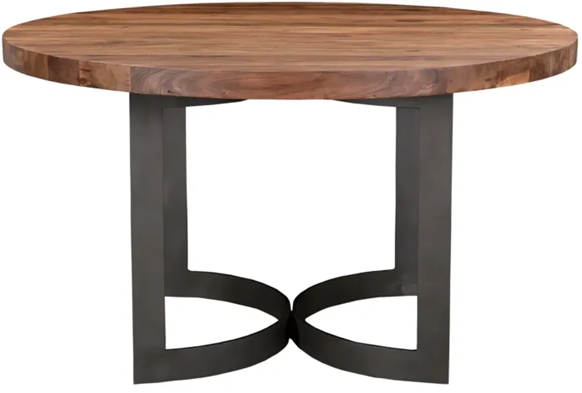 BENT ROUND DINING TABLE 54IN