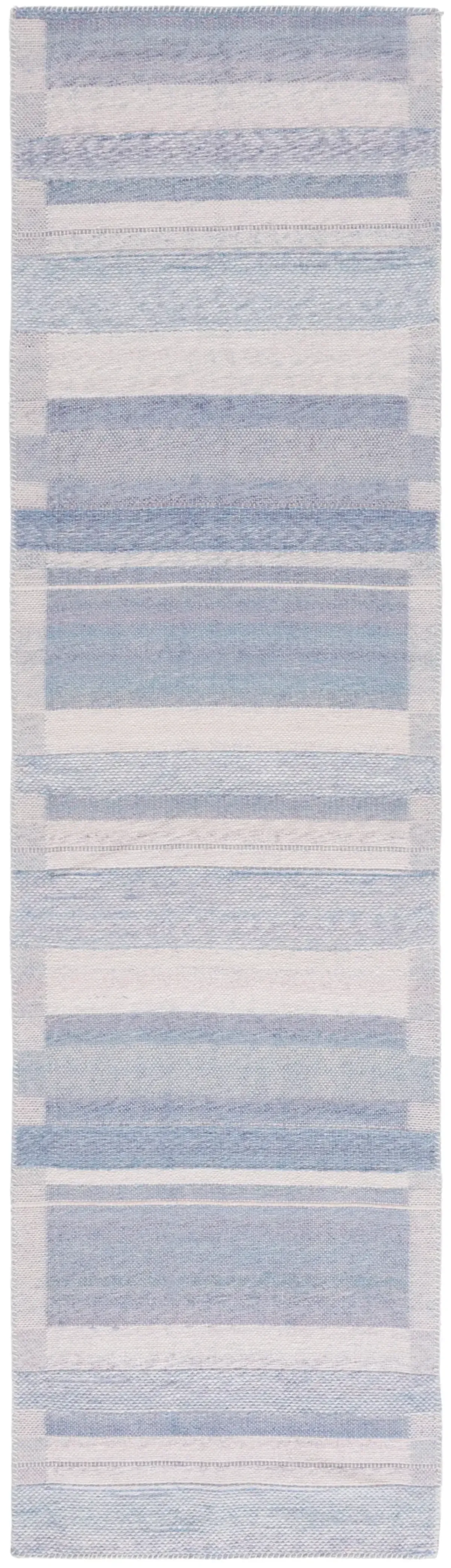 CABO 356 BLUE  2'-3' x 8' Runner Rug